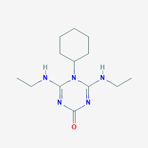 5-Cyclohexyl-4,6-bis(ethylamino)-1,3,5-triazin-2-one