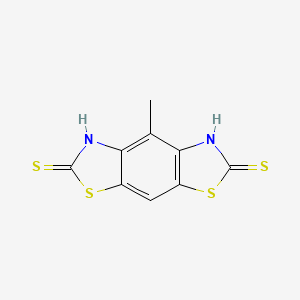 4-Methyl-3,5-dihydro-[1,3]thiazolo[4,5-f][1,3]benzothiazole-2,6-dithione