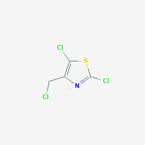 molecular formula C4H2Cl3NS B8044460 2,5-Dichloro-4-chloromethylthiazole 