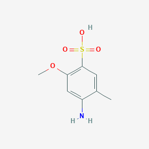 molecular formula C8H11NO4S B8044479 2-Methoxy-5-methylsulfanilic acid 