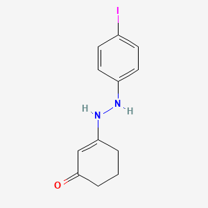 3-[2-(4-Iodophenyl)hydrazinyl]cyclohex-2-en-1-one