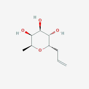 molecular formula C9H16O4 B8044739 3-(alpha-L-fucopyranosyl)-1-propene 