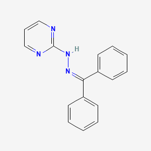 molecular formula C17H14N4 B8044820 1-Benzhydrylidene-2-(2-pyrimidinyl)hydrazine 