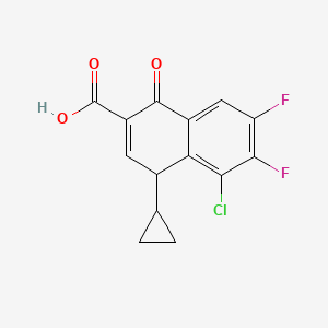 molecular formula C14H9ClF2O3 B8045021 CID 132988021 