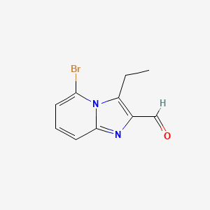 5-Bromo-3-ethylimidazo[1,2-a]pyridine-2-carbaldehyde