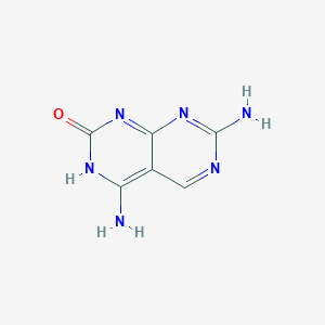 molecular formula C6H6N6O B8045200 4,7-Diaminopyrimido[4,5-d]pyrimidin-2(1H)-one 
