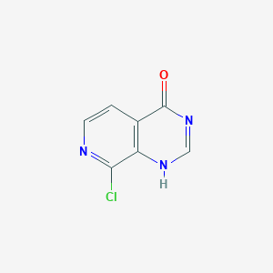 molecular formula C7H4ClN3O B8045296 CID 12826249 