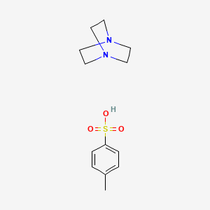 molecular formula C13H20N2O3S B8045358 1,4-Diazabicyclo[2.2.2]octane 4-methylbenzenesulfonate CAS No. 93962-72-2