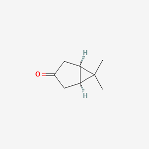 molecular formula C8H12O B8045386 (1R,5S)-6,6-Dimethylbicyclo[3.1.0]hexan-3-one 
