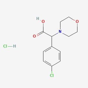 (4-Chloro-phenyl)-morpholin-4-YL-acetic acid hcl