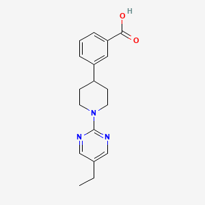 3-(1-(5-Ethylpyrimidin-2-yl)piperidin-4-yl)benzoic acid