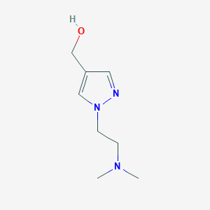 molecular formula C8H15N3O B8045476 (1-(2-(Dimethylamino)ethyl)-1H-pyrazol-4-yl)methanol 
