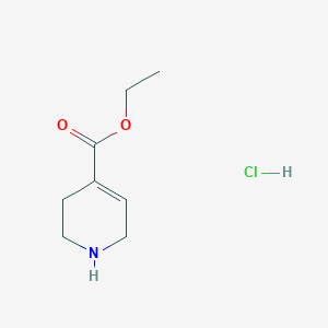 molecular formula C8H14ClNO2 B8045478 Ethyl 1,2,3,6-tetrahydropyridine-4-carboxylate hydrochloride 