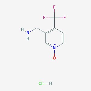3-(Aminomethyl)-4-(trifluoromethyl)pyridine 1-oxide