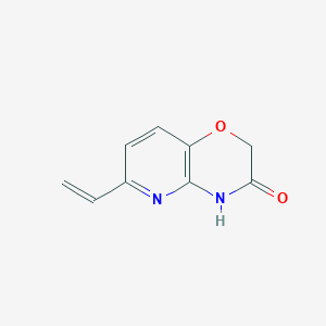 molecular formula C9H8N2O2 B8045595 6-Vinyl-2H-pyrido[3,2-b][1,4]oxazin-3(4H)-one CAS No. 1956354-70-3