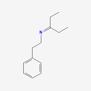 Pentan-3-ylidene(2-phenylethyl)amine