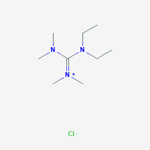 molecular formula C9H22ClN3 B8045685 [Diethylamino(dimethylamino)methylidene]-dimethylazanium;chloride 