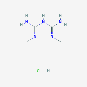 molecular formula C4H12ClN5 B8045706 N1,N5-dimethylbiguanide hydrochloride 