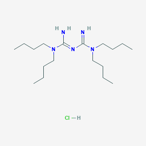 molecular formula C18H40ClN5 B8045762 N1,N1,N5,N5-tetrakis(n-butyl)biguanide hydrochloride 