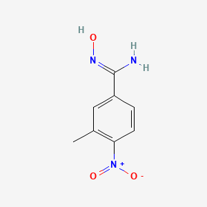 molecular formula C8H9N3O3 B8045826 3-Methyl-4-nitrobenzamidoxime 