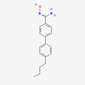 molecular formula C17H20N2O B8045850 4'-Butyl-N-hydroxy-[1,1'-biphenyl]-4-carboximidamide 
