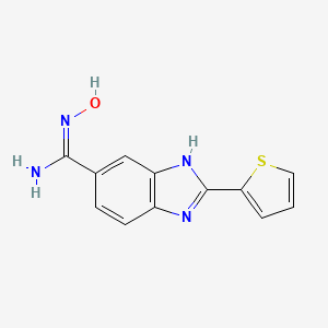 molecular formula C12H10N4OS B8045860 CID 73996302 