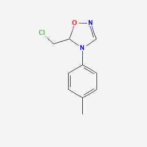 molecular formula C10H11ClN2O B8045887 5-(Chloromethyl)-3-(4-(tolyl)-1,2,4-oxadiazole 