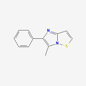 molecular formula C12H10N2S B8045909 2-Phenyl-3-methylimidazo[1,2-b]thiazole 