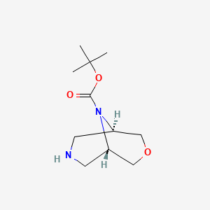 racemic-(1R,5S)-tert-Butyl 3-oxa-7,9-diazabicyclo[3.3.1]nonane-9-carboxylate