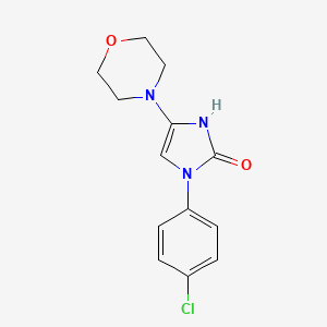 3-(4-chlorophenyl)-5-morpholin-4-yl-1H-imidazol-2-one