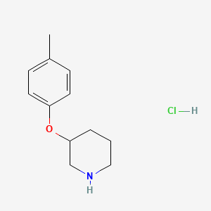 molecular formula C12H18ClNO B8045999 3-(p-Tolyloxy)piperidinehydrochloride CAS No. 1286273-46-8