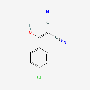 2-((4-Chlorophenyl)(hydroxy)methylene)malononitrile