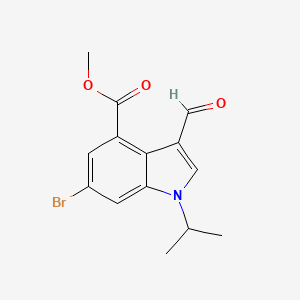 methyl 6-bromo-3-formyl-1-isopropyl-1H-indole-4-carboxylate