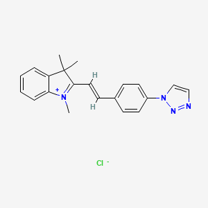 molecular formula C21H21ClN4 B8046094 CID 132989342 