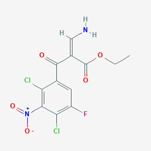 molecular formula C12H9Cl2FN2O5 B8046170 CID 13986840 