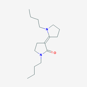 molecular formula C16H28N2O B8046255 (3E)-1-butyl-3-(1-butylpyrrolidin-2-ylidene)pyrrolidin-2-one 
