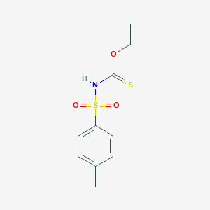 molecular formula C10H13NO3S2 B8046287 O-ethyl N-(4-methylphenyl)sulfonylcarbamothioate 