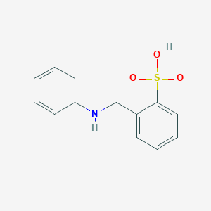 molecular formula C13H13NO3S B8046385 2-(Anilinomethyl)benzenesulfonic acid 