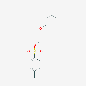 molecular formula C16H26O4S B8046418 [2-Methyl-2-(3-methylbutoxy)propyl] 4-methylbenzenesulfonate 