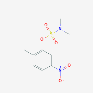 molecular formula C9H12N2O5S B8046434 Dimethyl-sulfamic acid 2-methyl-5-nitro-phenyl ester 