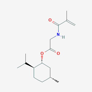 molecular formula C16H27NO3 B8046441 [(1R,2S,5R)-5-methyl-2-propan-2-ylcyclohexyl] 2-(2-methylprop-2-enoylamino)acetate 