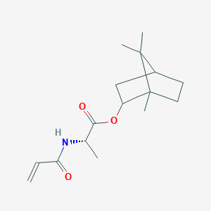 molecular formula C16H25NO3 B8046442 (1,7,7-trimethyl-2-bicyclo[2.2.1]heptanyl) (2S)-2-(prop-2-enoylamino)propanoate 