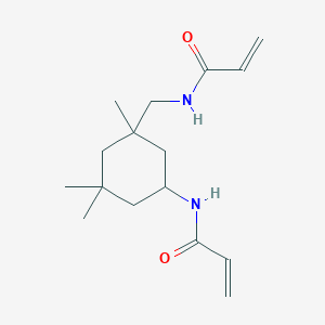 molecular formula C16H26N2O2 B8046474 N-[[1,3,3-trimethyl-5-(prop-2-enoylamino)cyclohexyl]methyl]prop-2-enamide 
