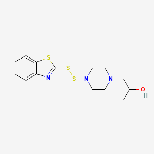 molecular formula C14H19N3OS3 B8046476 CID 132988816 