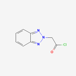 molecular formula C8H6ClN3O B8046485 Benzotriazol-2-yl-acetyl chloride 