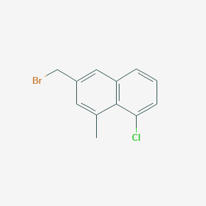 3-(Bromomethyl)-8-chloro-1-methylnaphthalene