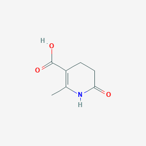 molecular formula C7H9NO3 B8046580 2-甲基-6-氧代-1,4,5,6-四氢吡啶-3-羧酸 