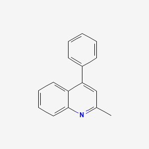 molecular formula C16H13N B8046655 2-甲基-4-苯基喹啉 CAS No. 1721-92-2