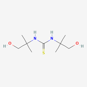 molecular formula C9H20N2O2S B8046721 1,3-Bis(1-hydroxy-2-methylpropan-2-yl)thiourea 