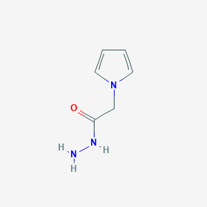 molecular formula C6H9N3O B8046723 2-Pyrrol-1-ylacetohydrazide 